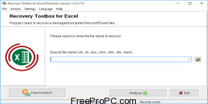 Excel Recovery Toolbox 2025 Free Download [Updated]